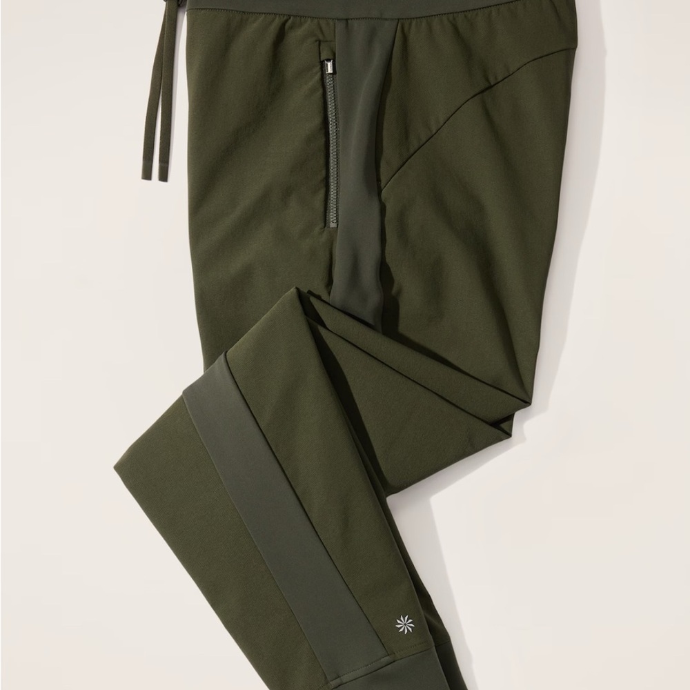 NWT- Athleta Track Joggers High-Waisted - Picture 4 of 7